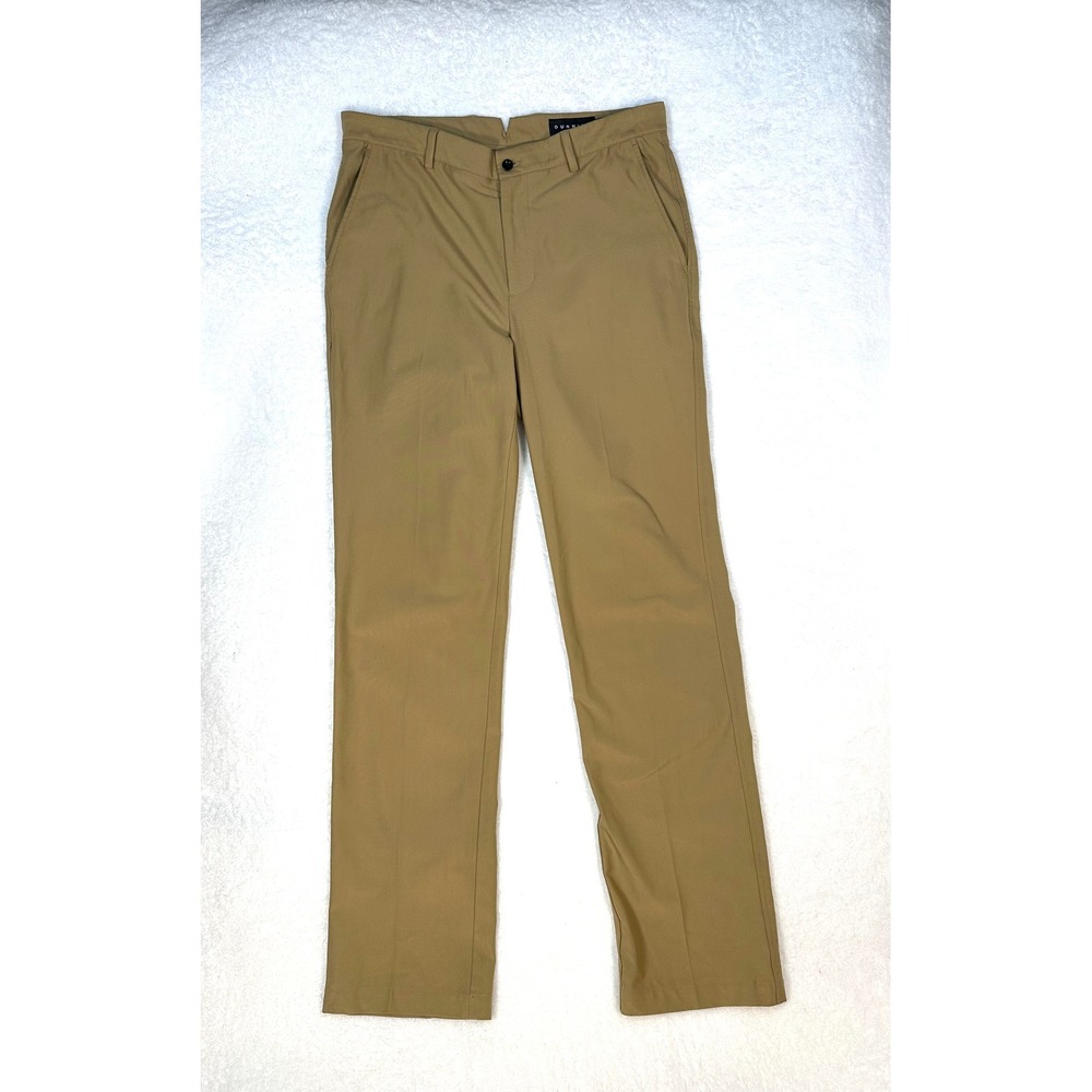 Dunning Everbest 32x32 mens golf pants tan athletic chino‎ stretch